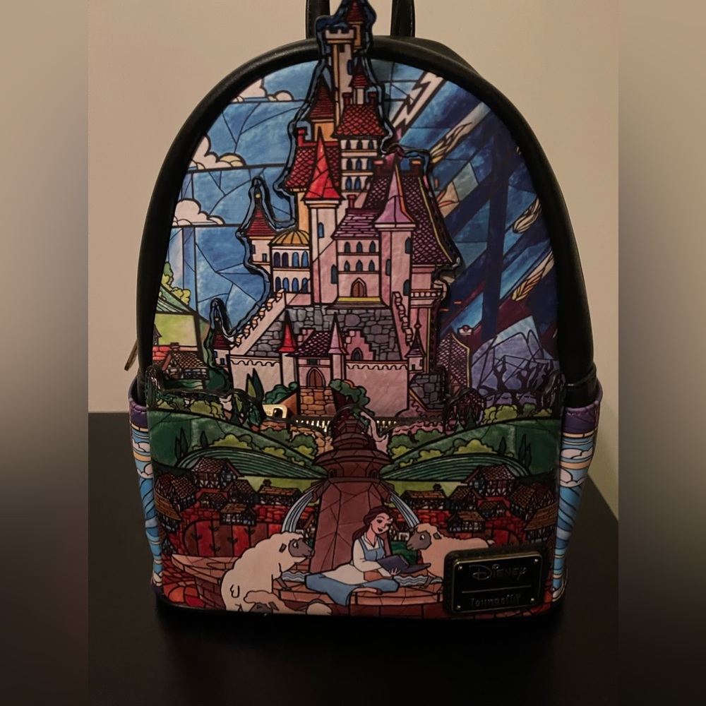 Beauty and the Beast Loungefly mini backpack